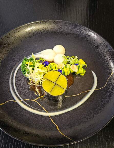 Intriguing tasting dinner dish full of flavors and colors