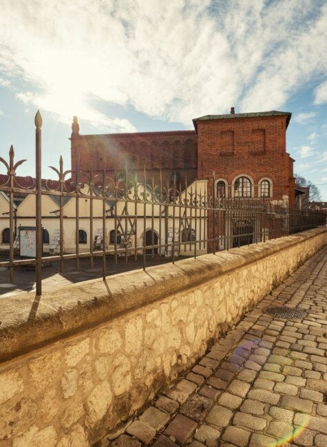 The famous street in Kazimierz cracow