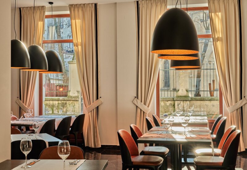 Unique atmosphere at Garnish Restaurant