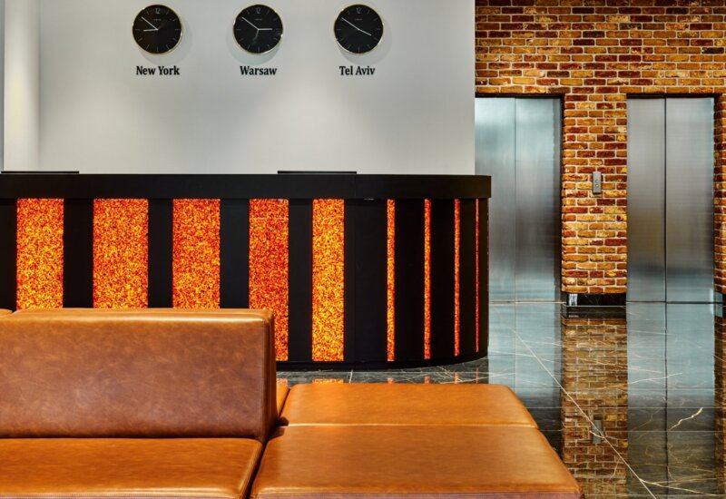 hotel lobby space for guests