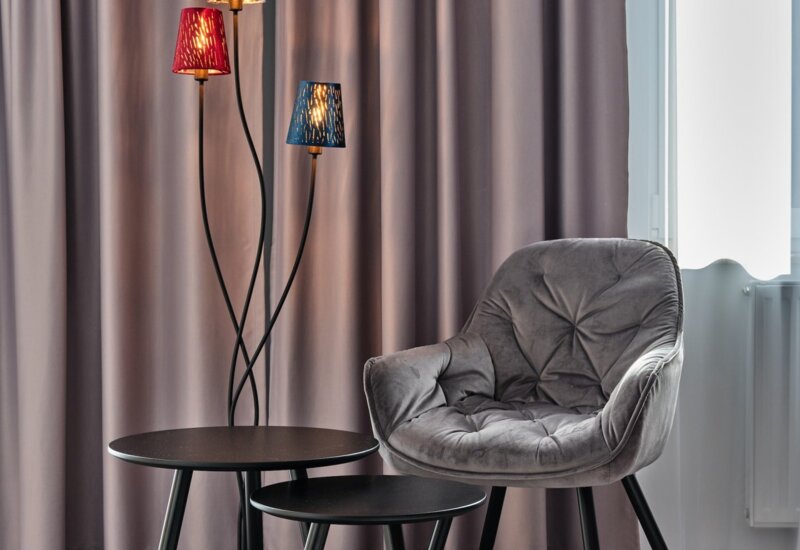 cozy interior with beautiful furniture