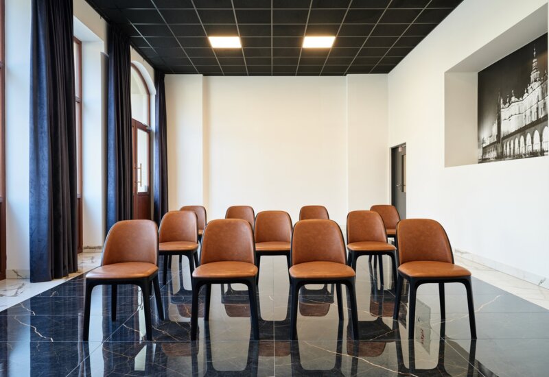 Modern conference room at Garni Hotel
