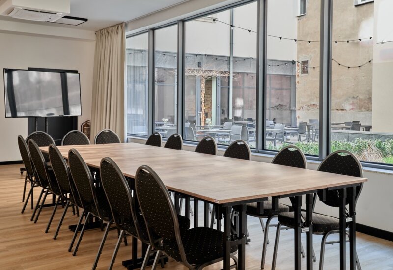 Hotel conference table in a minimalist style
