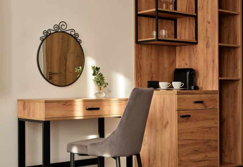 Room with a women's corner