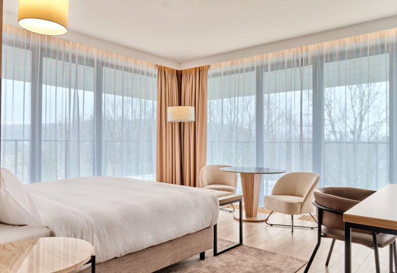 Hotel in Kraków near the city center, double room with a balcony