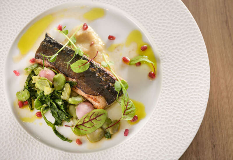 Tasting menu at Sobre de la Mesa – fish dish – an exceptional combination of flavors