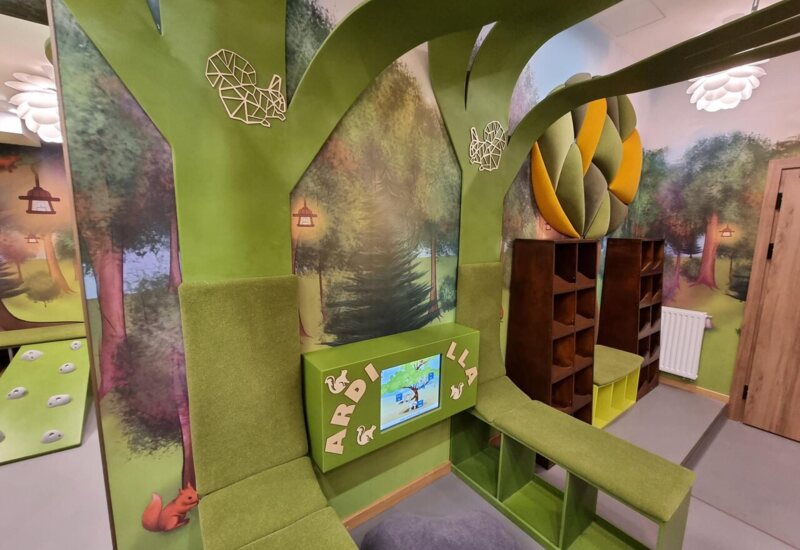 A colorful and creative Kids Club space designed for the hotel’s youngest guests