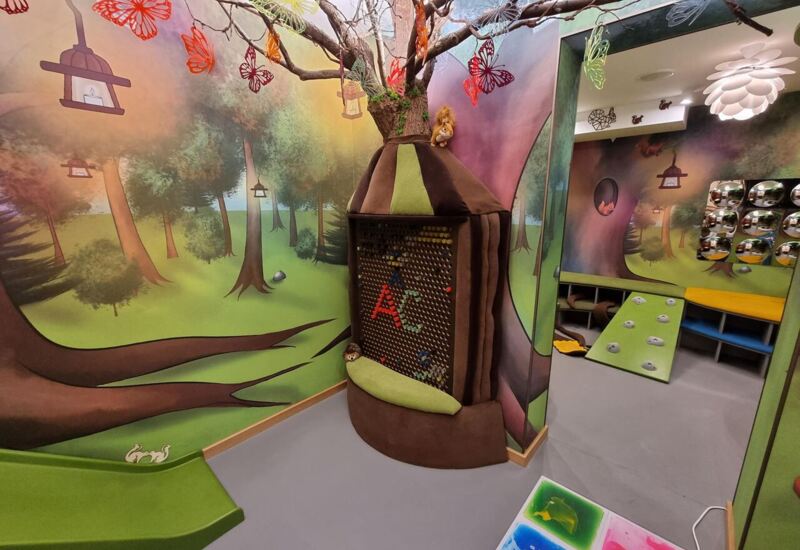 A modern and attraction-filled Kids Club, designed to bring kids endless joy and fun