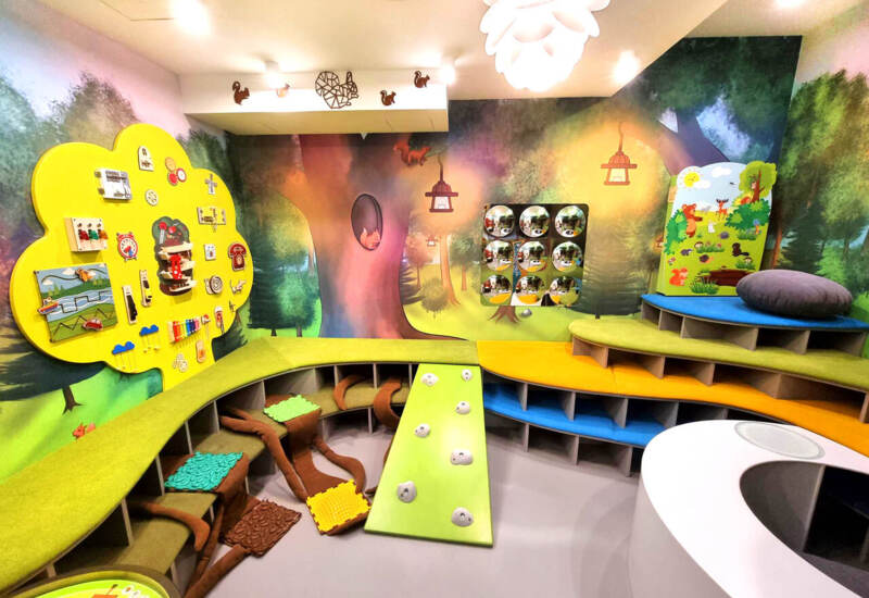 A family-friendly play area with a welcoming atmosphere where kids can enjoy their time happily