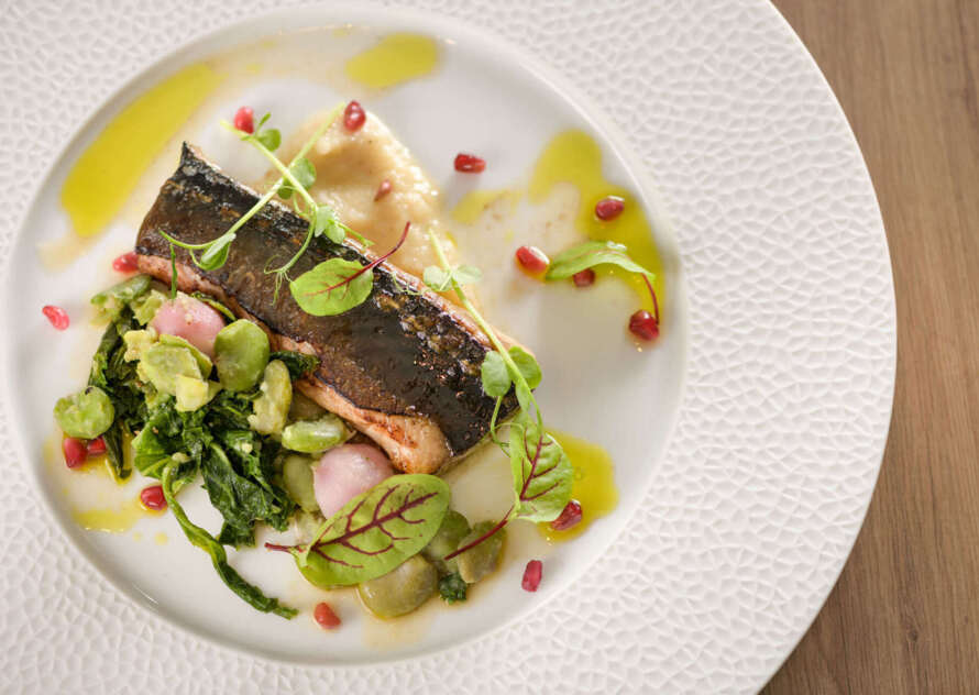 Tasting menu at Sobre de la Mesa – fish dish – an exceptional combination of flavors