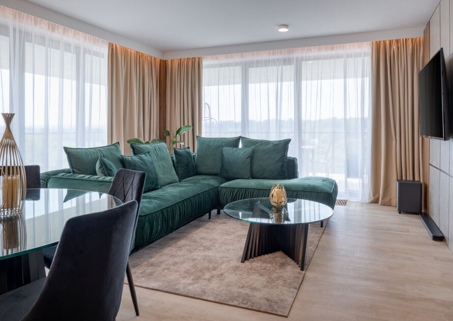 Presidential suite – the largest suite in Kraków with luxurious finishing.