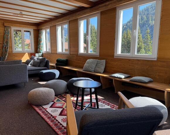 Rütilodge common room
