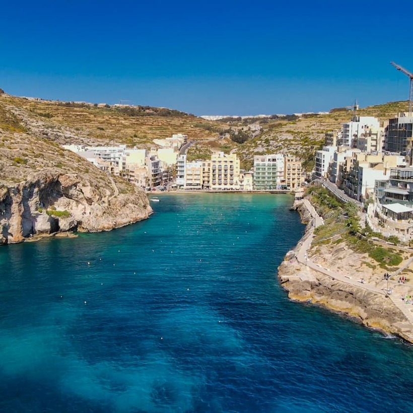 Scenic view of Xlendi Bay – Gozo, Malta – Arzella Apartments