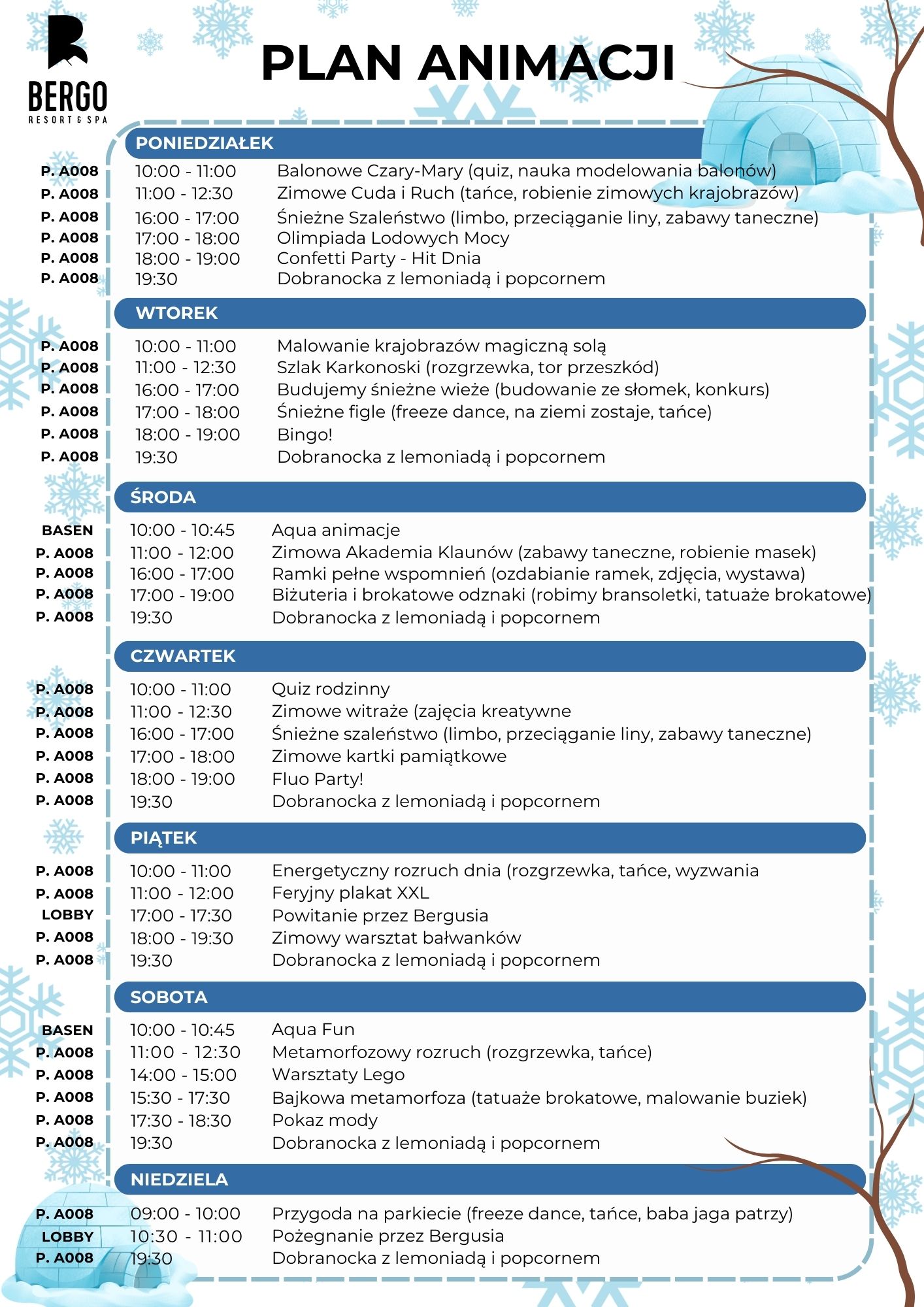 plan animacji majowka