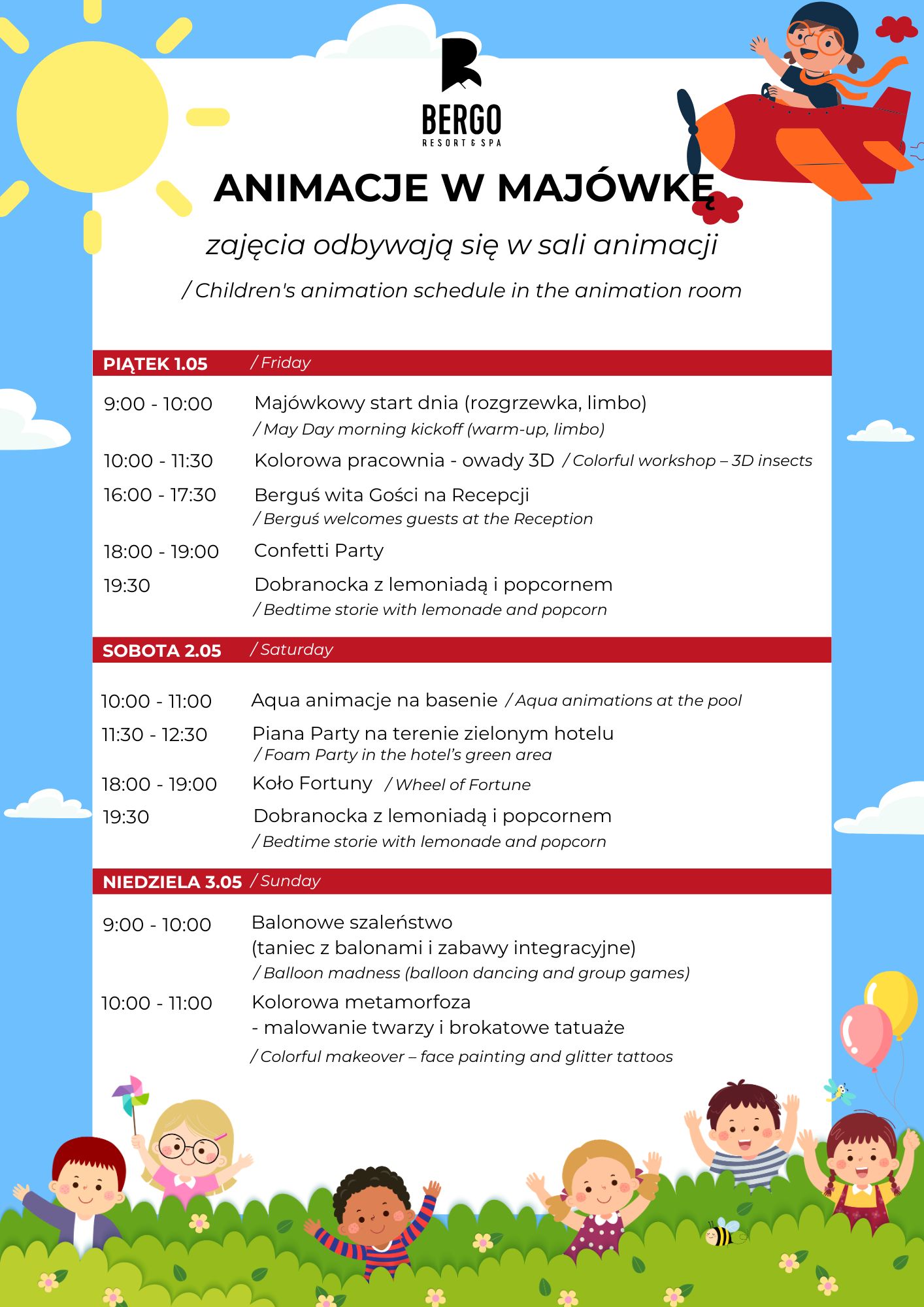 plan animacji majowka