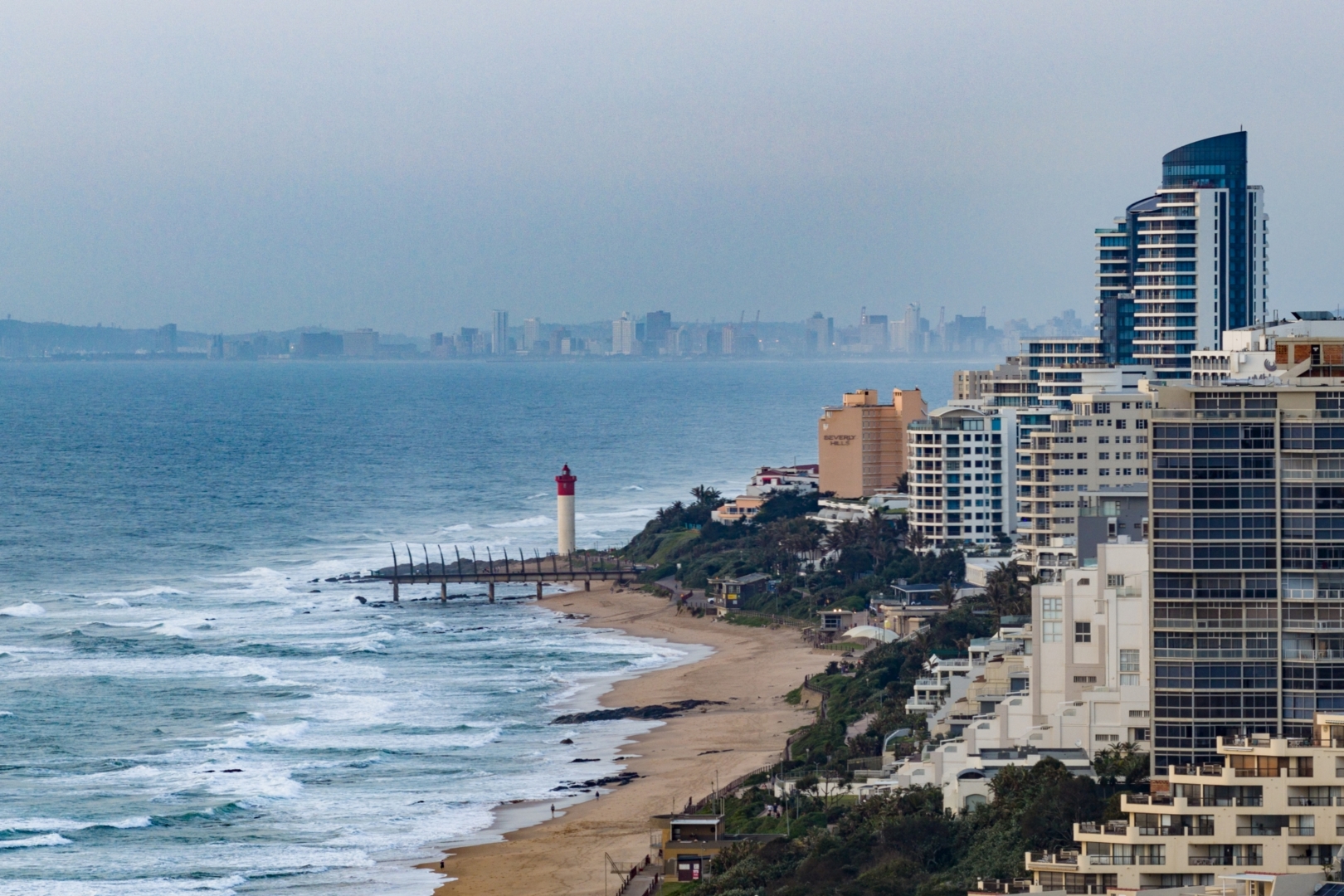 Umhlanga Promenade coastal walkway along the Durban North Coast
