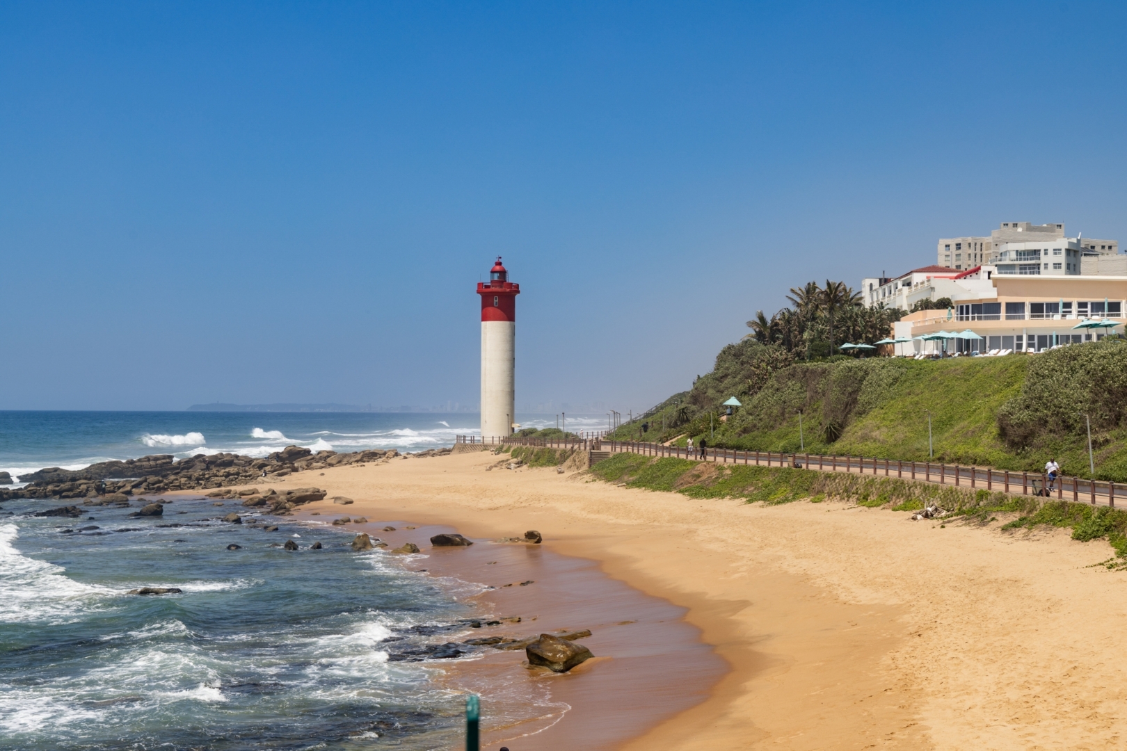 Whalebone Pier and Umhlanga Lighthouse on the Durban North Coast