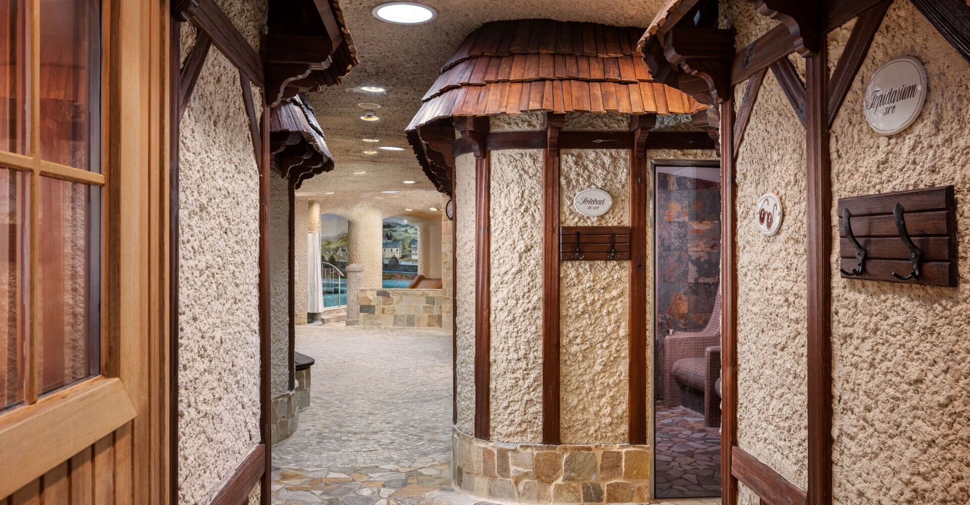 Unique sauna village Carlsbad Plaza Hotel
