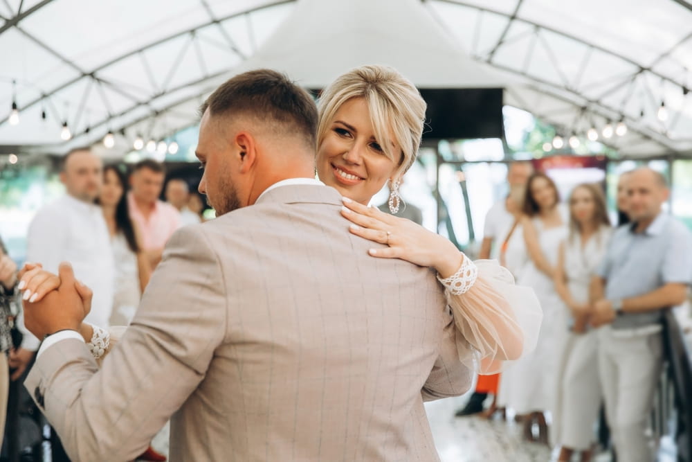 Couple enjoying their wedding day at a well chosen venue in Bangkok