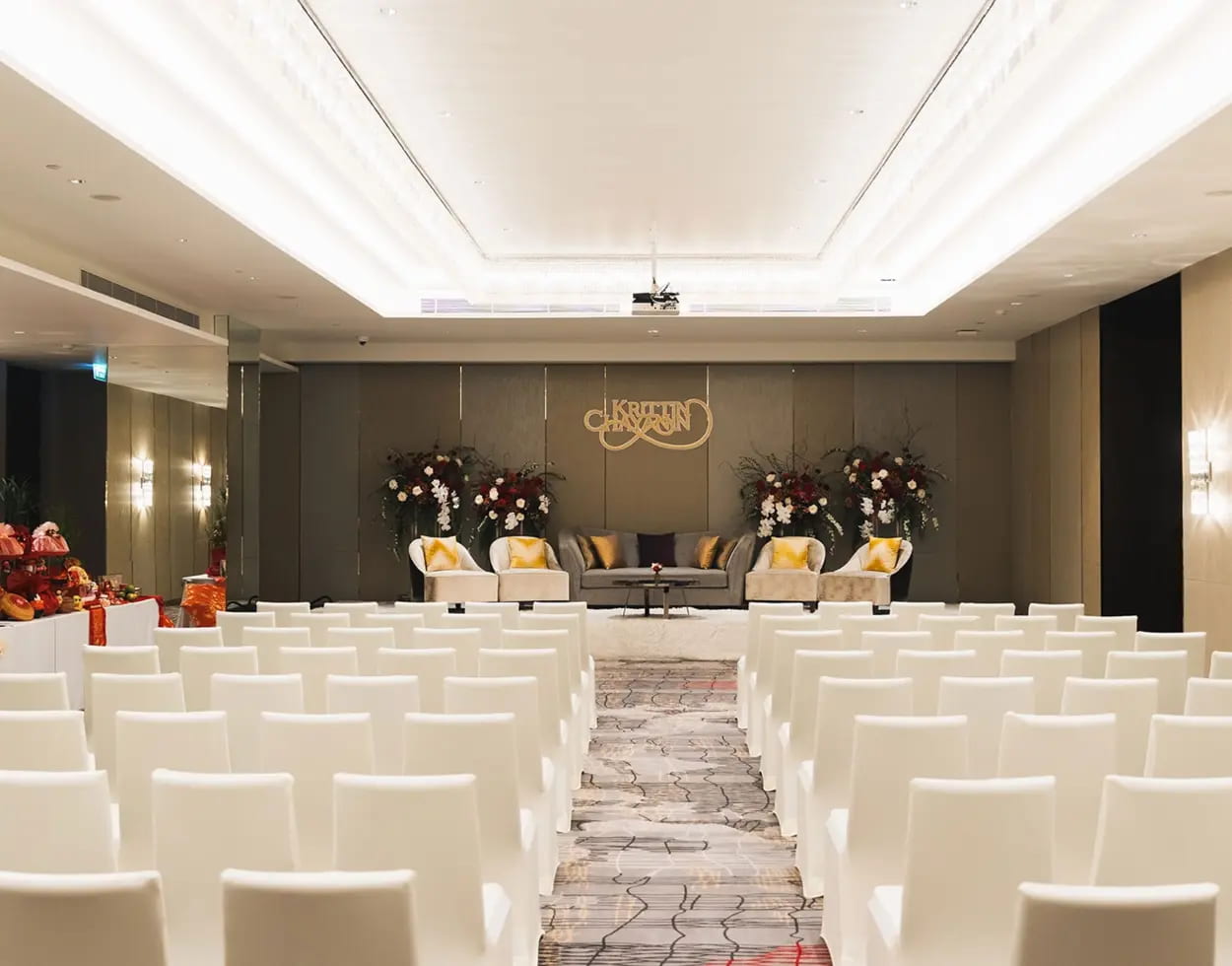 Chatrium Grand Bangkok offers tailor-made wedding packages with a dedicated planning team
