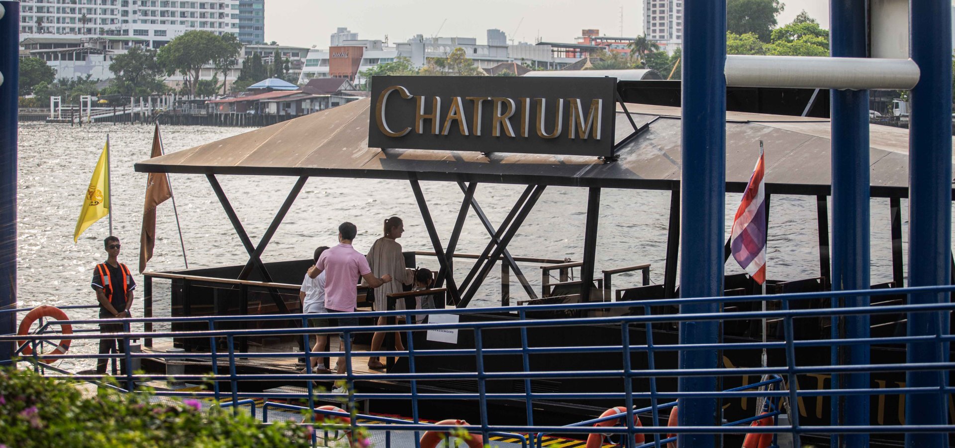 Chao Phraya River view from Chatrium Hotel Riverside Bangkok on a 3-day itinerary