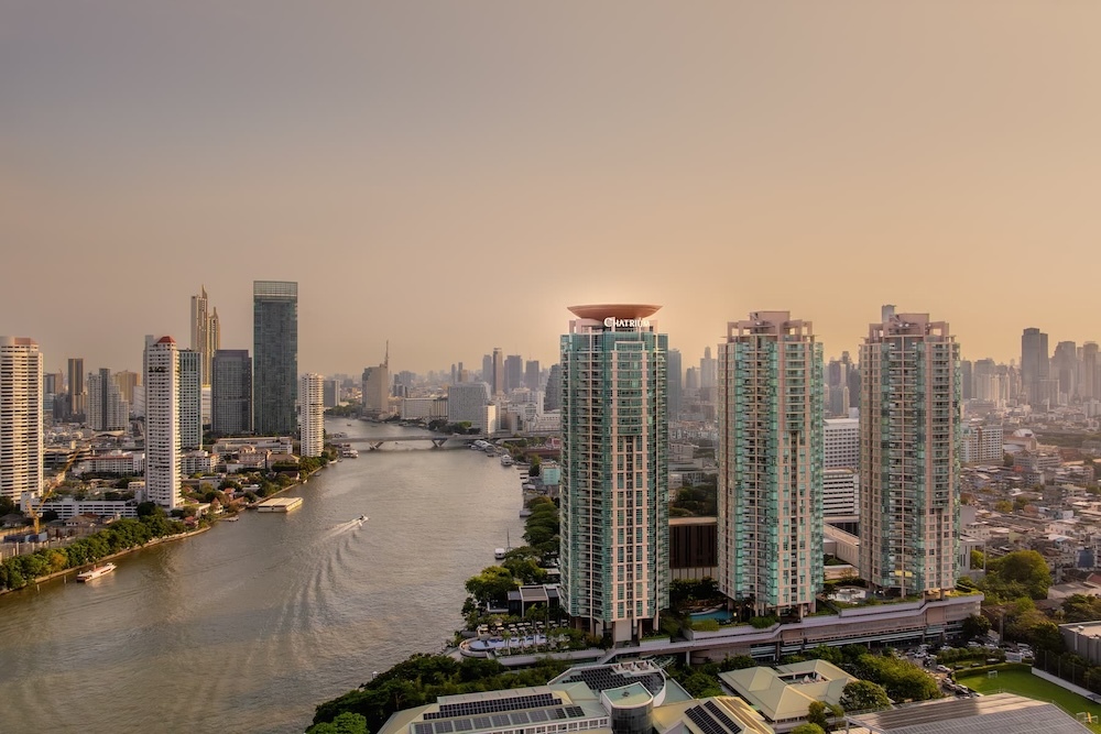 An aerial view of Chatrium Hotel Riverside Bangkok 