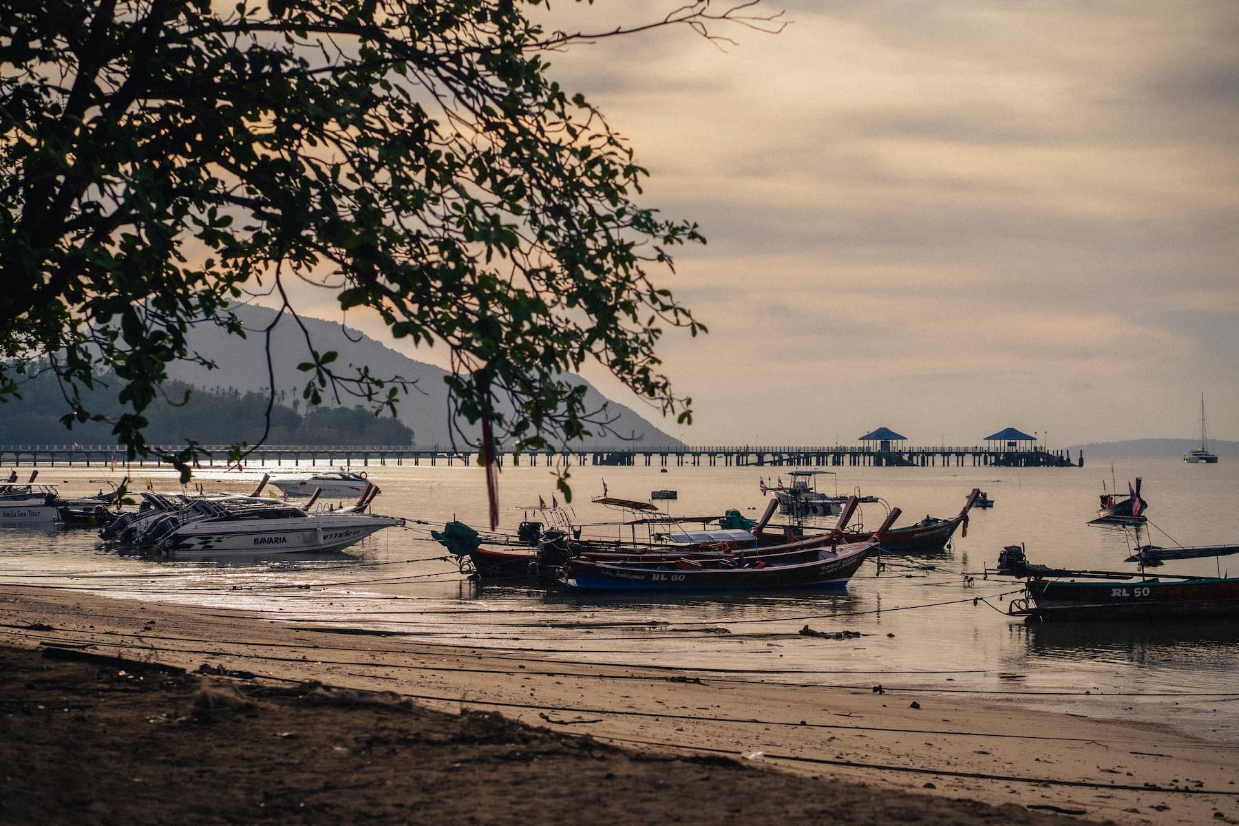 Evening light along the Rawai coastline in Phuket