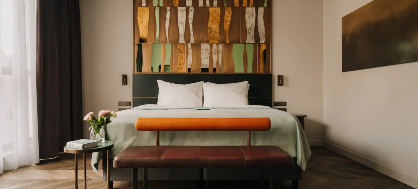 Wnętrze pokoju w najlepszym 5-gwiazdkowym hotelu we Wrocławiu The Cyrus