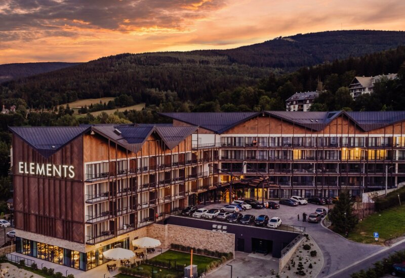 Elements Hotel & SPA at sunset