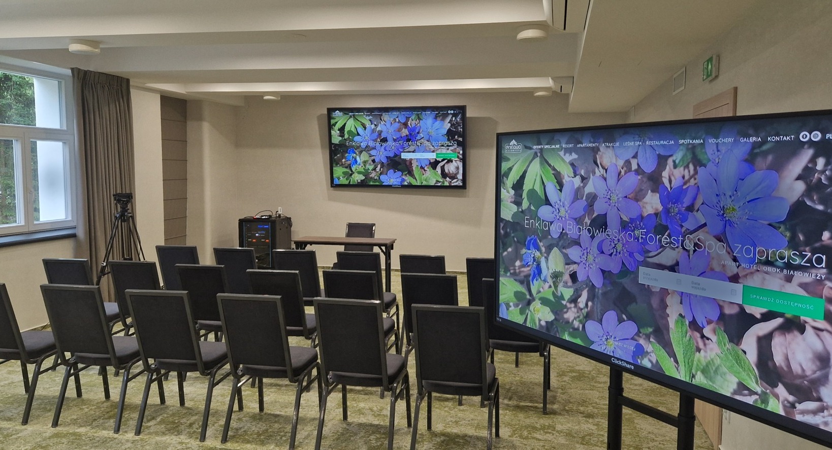 Podlasie i Białowieża sala konferencyjna