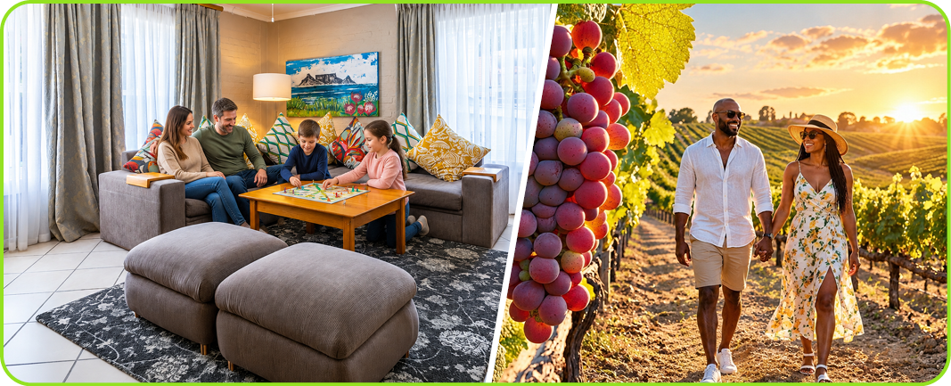 Hastings Hall accommodation and Cape Winelands experiences