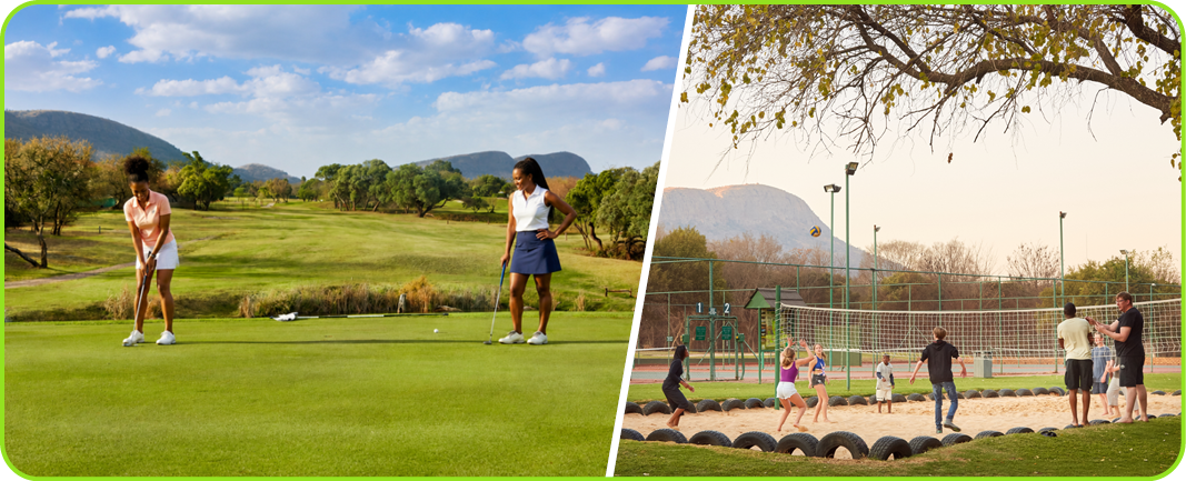 Golf and outdoor family activities at Magalies Park in Hartbeespoort