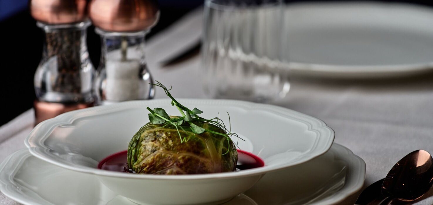 Elegancko podana przystawka