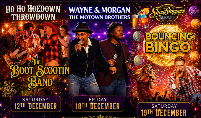 Christmas Brunches at Glasgow Grosvenor Hotel - live bands, Bouncing Bingo, 2-course festive meal with wine, DJ party, £39