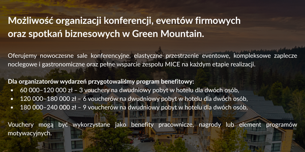 Możliwość organizacji konferencji i eventów firmowych