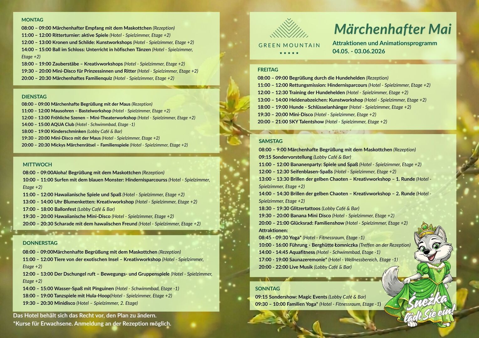 plan animacji