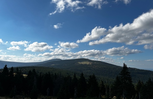 Blick vom Karkonosze-Pass