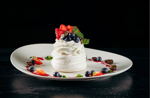 Deser w Lobby Cafe & Bar.