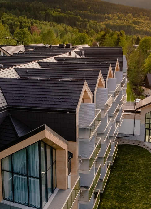 Green Mountain Hotel w Karpaczu w otoczeniu Karkonoszy.