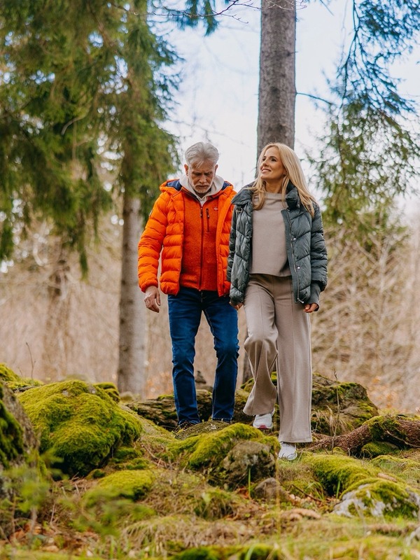 Górskie szlaki w Karkonoszach w pobliżu Green Mountain w Karpaczu.