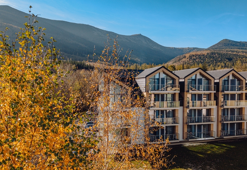 View of Green Mountain, Karpacz—mountain relaxation with Giant Mountains views.