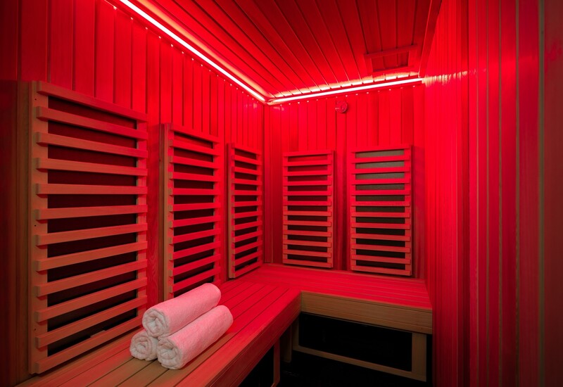 Sauna w strefie SPA Green Mountain w Karpaczu.
