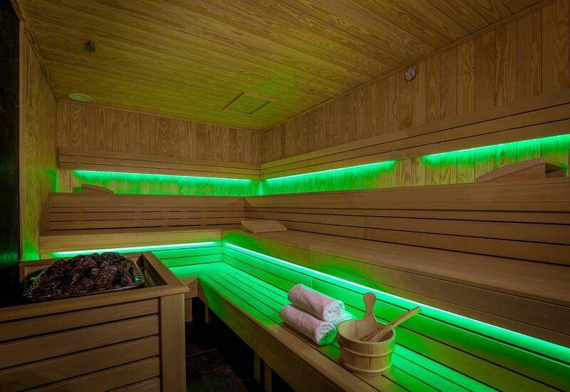 Sauna w strefie Wellness Green Mountain – hotel z sauną w Karpaczu.
