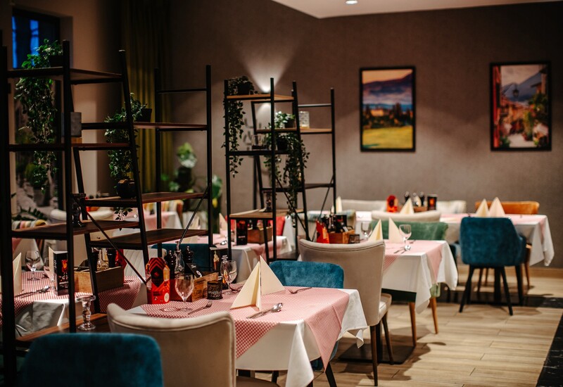 Albero Restaurant interior in Green Apartments, Karpacz.