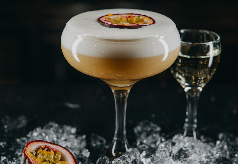 Pornstar Martini with passion fruit at Lobby Café & Bar, Green Mountain, Karpacz.