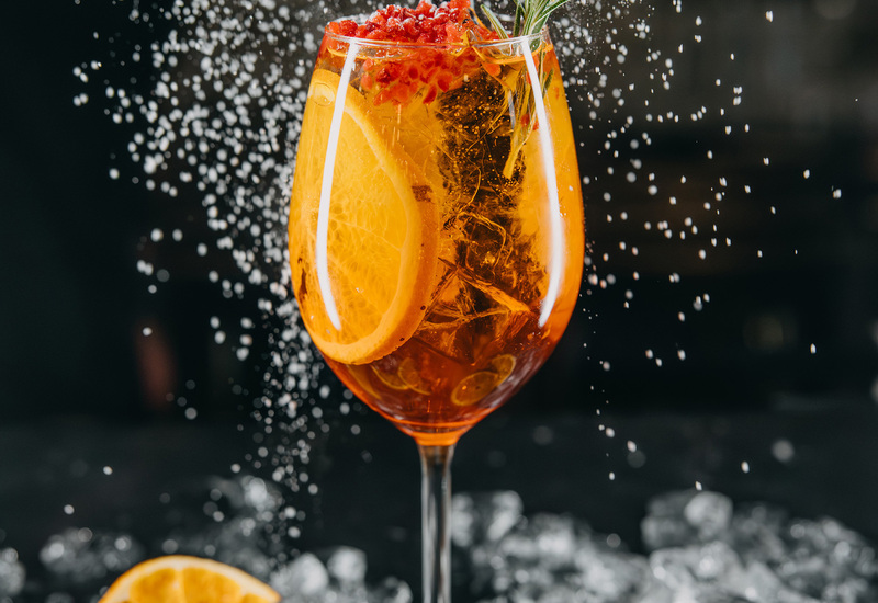 Aperol Spritz at Lobby Café & Bar, Green Mountain, Karpacz.