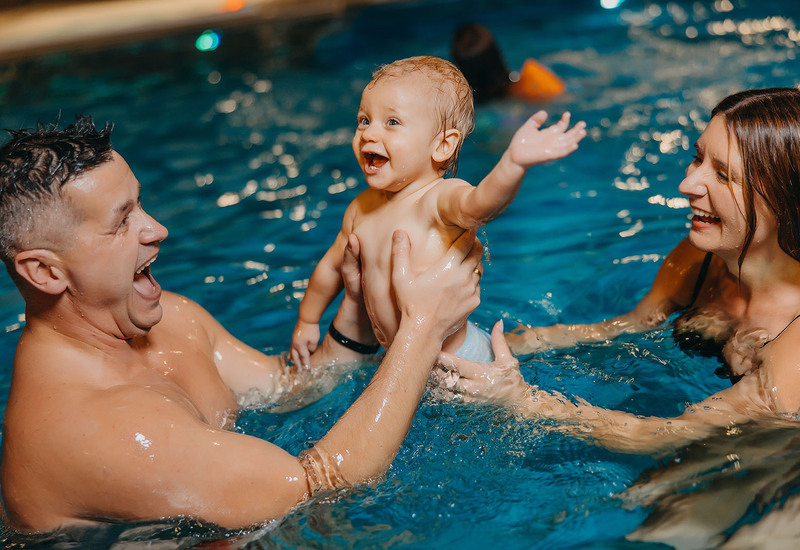 Children’s pool at Green Mountain – family hotel with a pool in Karpacz.