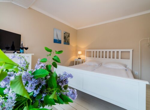 Dom Rybaka Apartament "Halibutówka" Mikołajki pokój