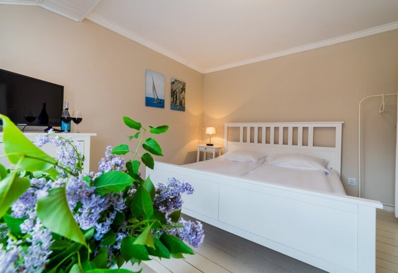 Dom Rybaka Apartament "Halibutówka" Mikołajki pokój