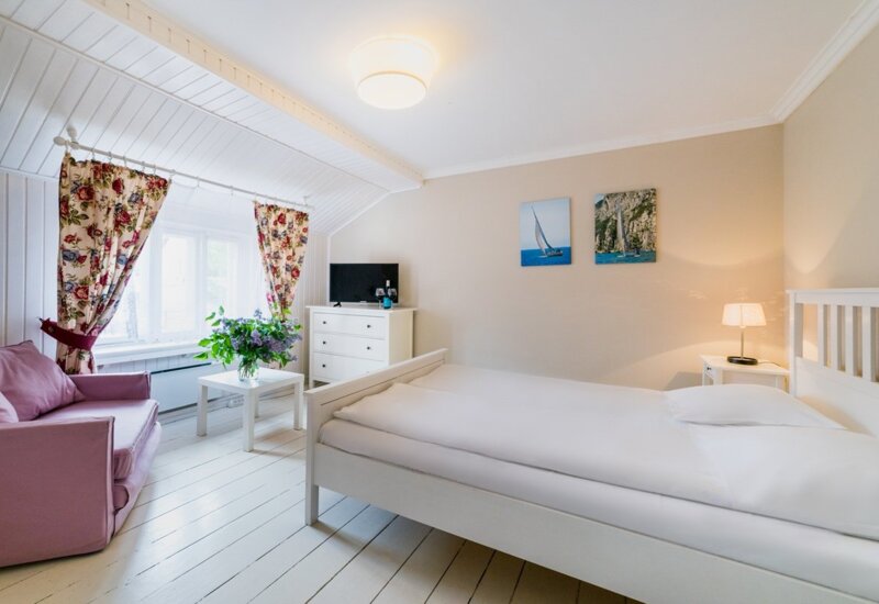 Dom Rybaka Apartament "Halibutówka" Mikołajki pokój